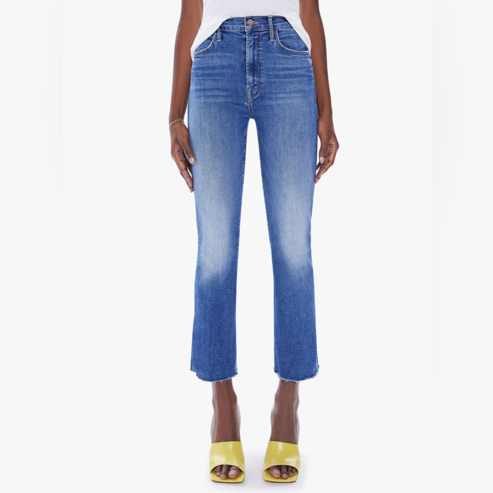 MOTHER Denim The Hustler Ankle Fray Jeans Teaming Up